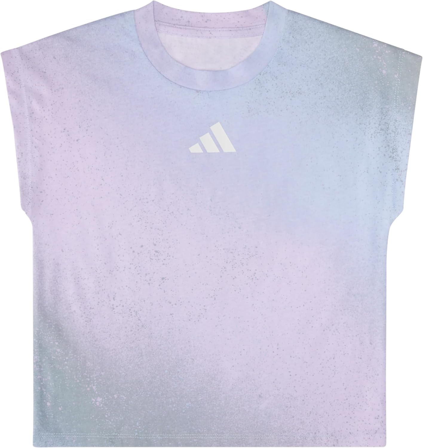adidas baby-girls 2-Piece Short Sleeve World Cup Printed Box Tee & Faux Wrap Skort Set, Crystal Sky, 18M