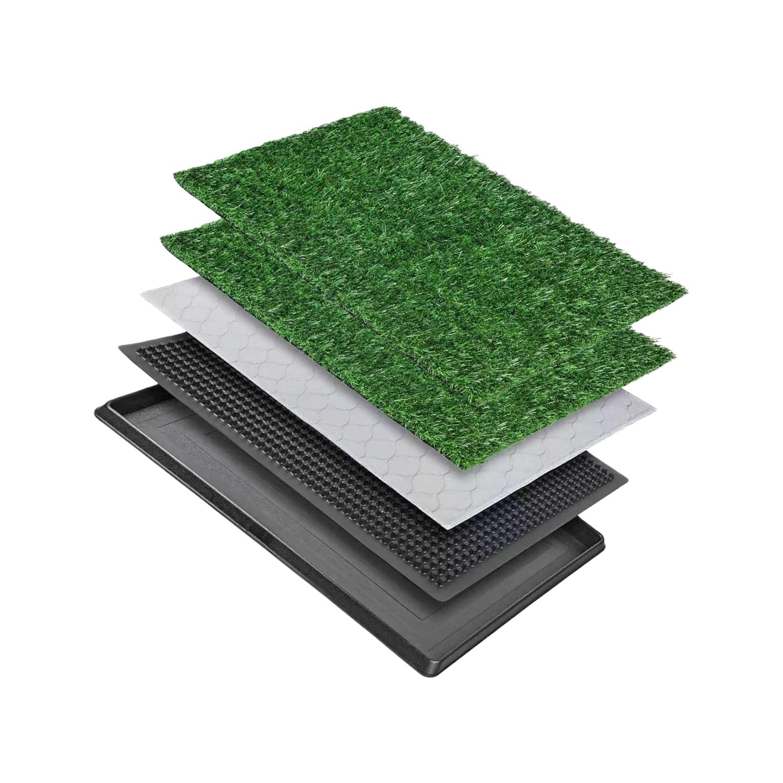 Tapis de propreté pour chien avec plateau amovible pour dressage de chiots - Plusieurs tailles - Facile à nettoyer