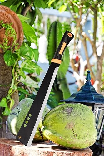 Miniatura 5 de Billhook - Cuchillo de hoz para machete de hoz con hoja de acero al carbono cuchillo de hoz gancho para hoz hoz para hierba cosecha malezar hoz
