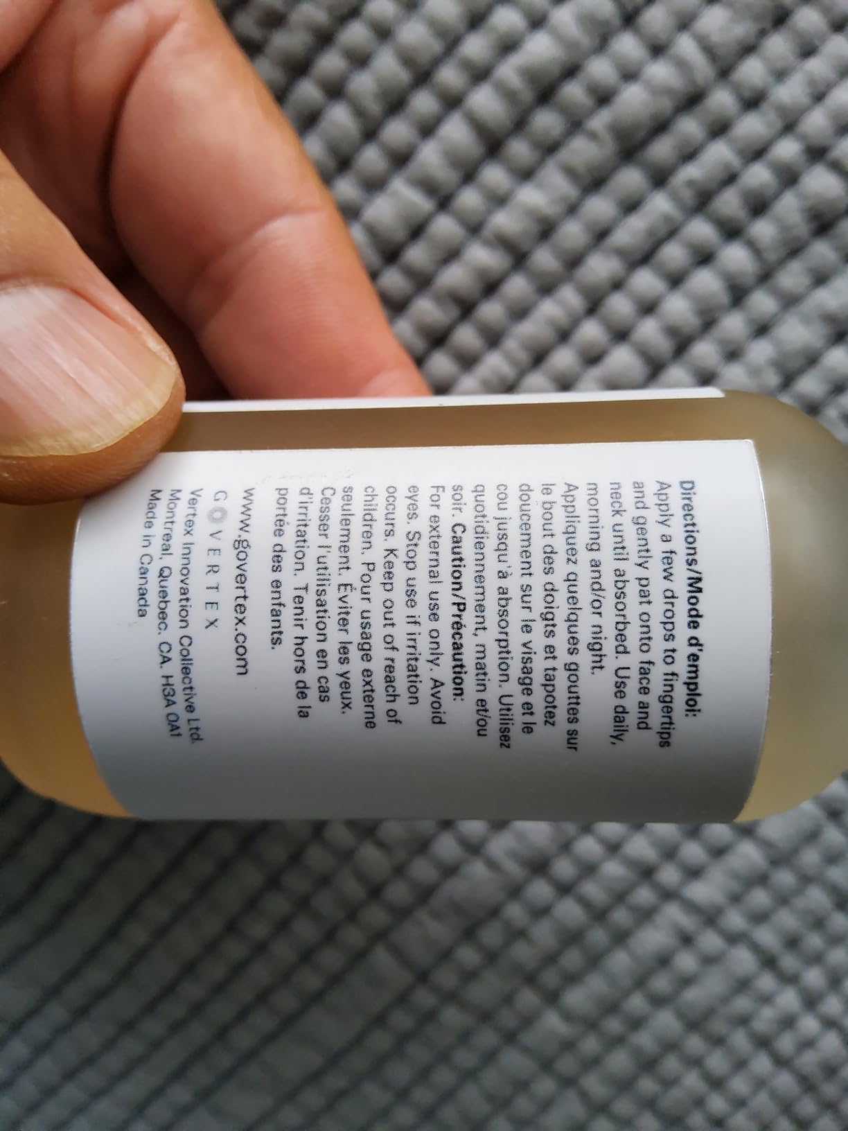 Govertex Clarity Vitamin C Serum - 3% Tranexamic Acid, 10% Vitamin C (SAP), 3.5% Niacinamide & Aloe Vera. Discoloration & Brightening Serum. Evens Skin Tone. Fragrance Free. 2fl oz