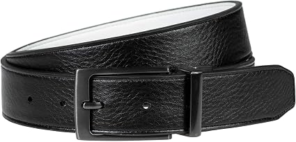 Amazon | ナイキ エッジ ステッチ レザー ベルト リバーシブル メンズ