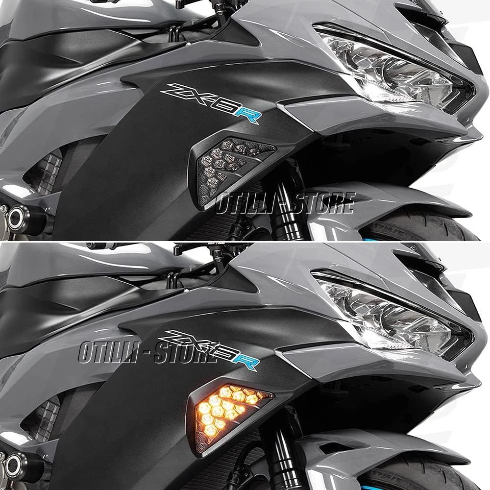 Motorcycles Accessories New LED Front turn signal light For KAWASAKI Ninja ZX-6R ZX6R NINJA 300 NINJA 400 NINJA 650 NINJA 1000 LED light