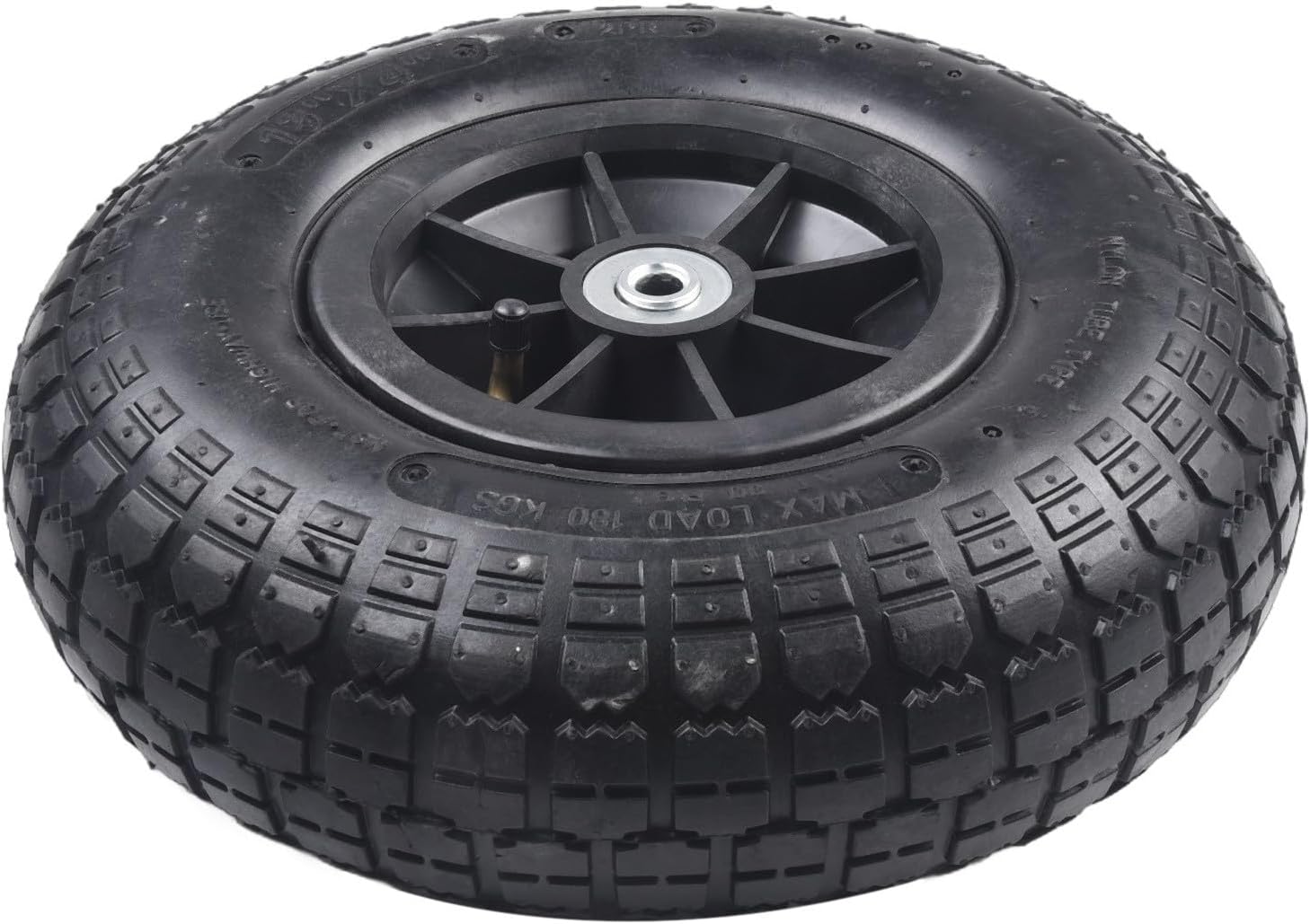 Rubber Pneumatic Tire for Electric Car, Inflatable Wheel Replacement Parts for Toddler Tricycle and Baby Stroller, For Children Ride On Wheels(1.2cm 12inch)