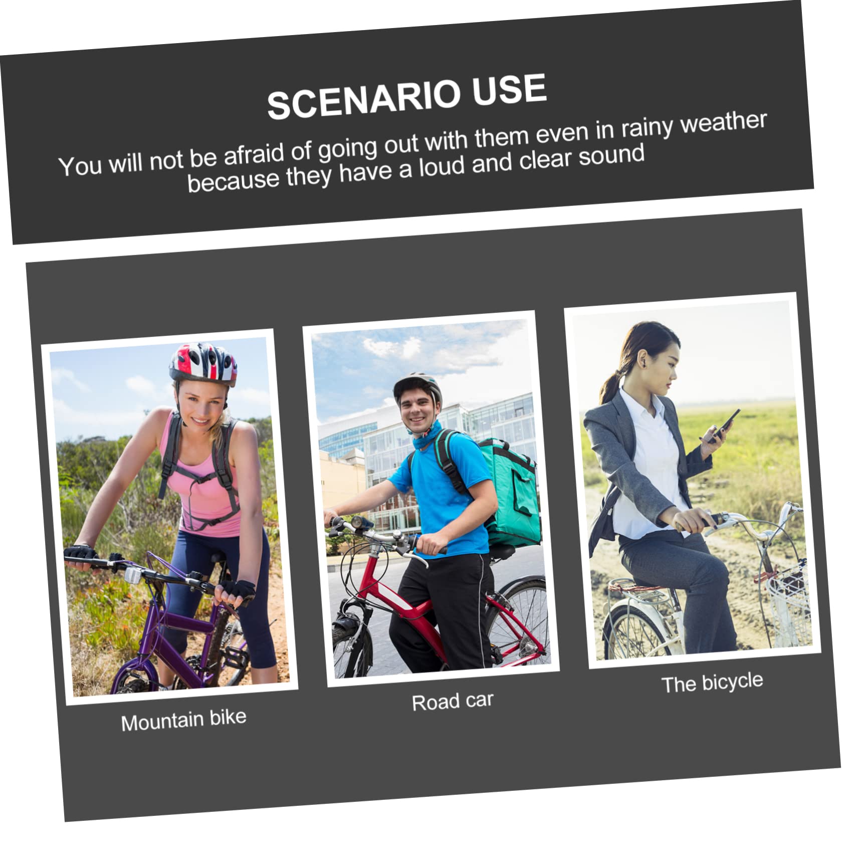 Yardwe 5 Stücke Jungen Und Mädchen Elektronische Glocke Fahrrad Lenker Lieferungen Design Einfach Installation Sicherheitsglocken Für Fahrräder