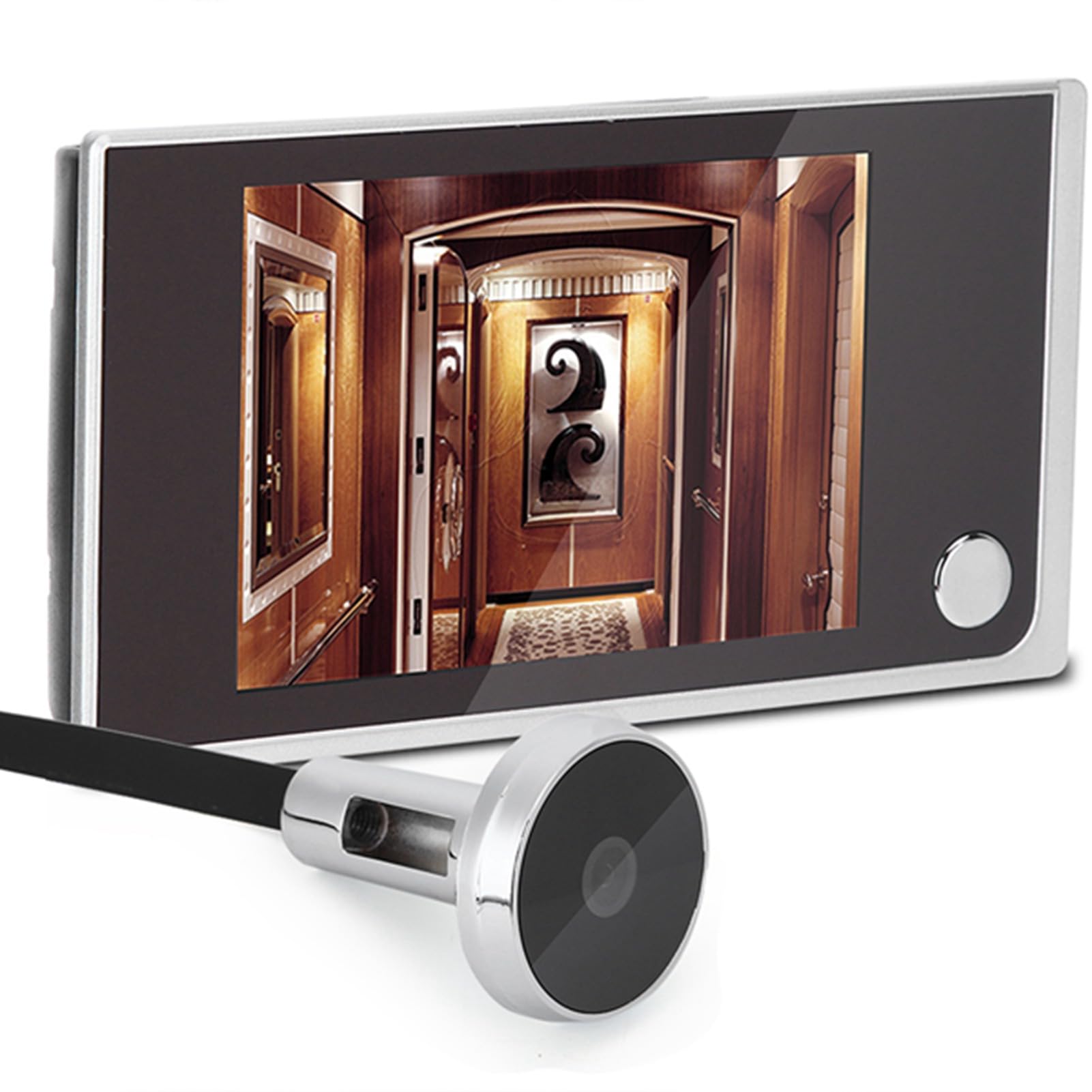 Ligent Sicurezza, Controllo Presenze, Ferramenta e Serratura.5 Lcd Digitale Spioncino da 120 Gradi Visualizzatore Fotografico Elettronico Cat Eye