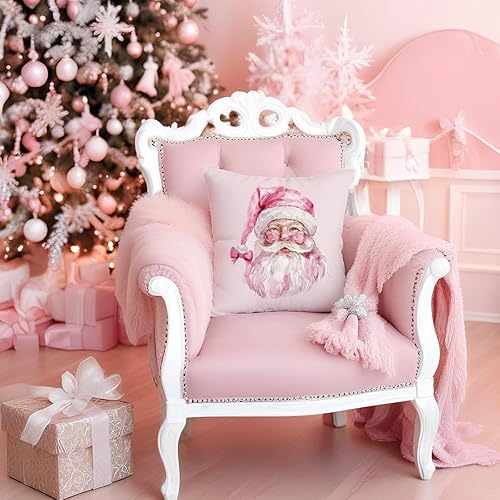 Miniatura 8 de Fundas de almohada de árbol de Navidad de 18 x 18 pulgadas, funda de almohada de Feliz Navidad, fundas de almohada para árbol de Navidad, decoración