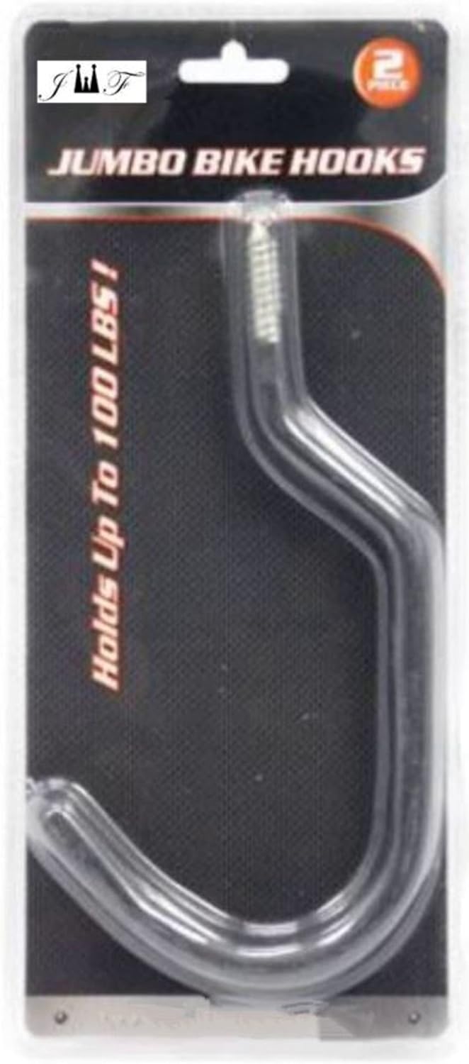 2PC Heavy Duty Bike Hooks, Ceiling Mount Simple,Easy Installation Use For Ceiling Storage Of