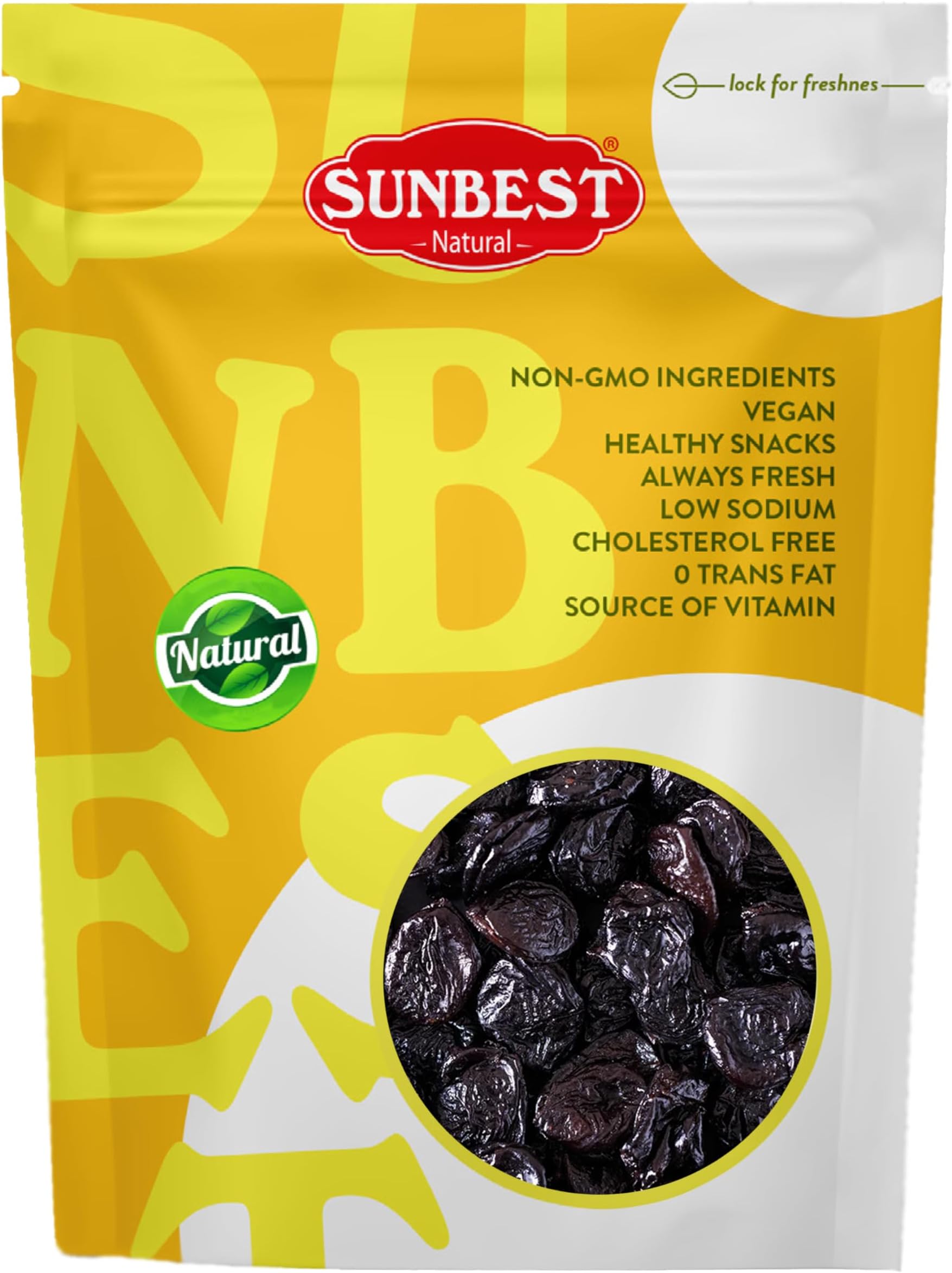 Amazon.com: Sunbest Natural - Jumbo Raisins, Black, 3 lbs - Plump and ...