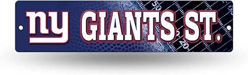 Miniatura 27 de Señal de calle de plástico NFL Rico Industries 4" x 16" Alternativo