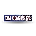 Rico Industries NFL New York Giants 16-Inch Plastic Street Sign Dcor