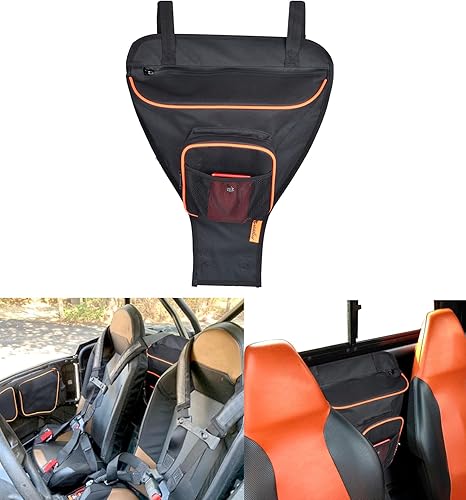 Vista 24 de Goldfire RZR XP Accesorios, bolsa de engranajes UTV 1680D, paquete de cabina, bolsa de herramientas de almacenamiento entre el asiento, bolsa