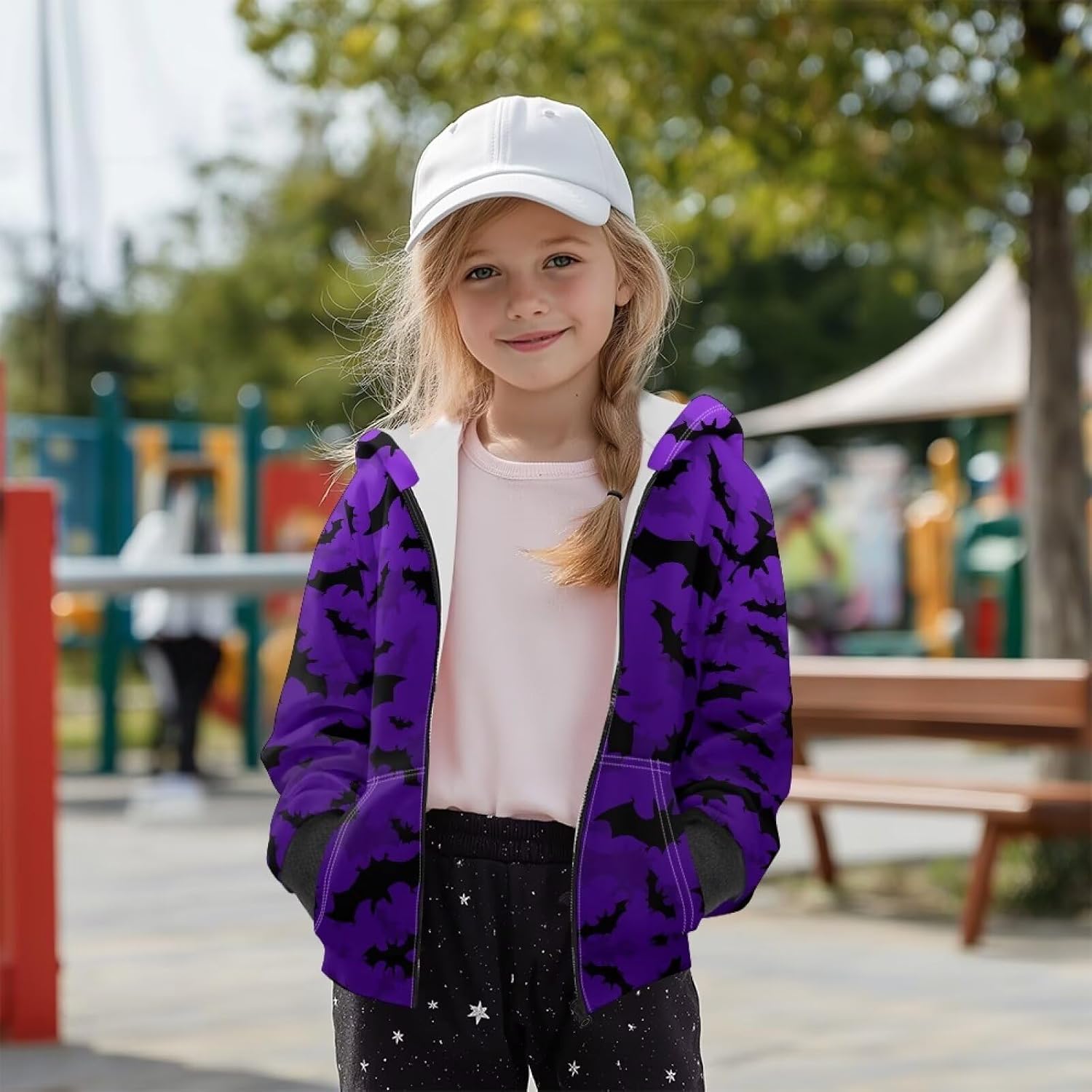Zip Up Hoodie Girls Boys 6-16Y Soft Hooded Sweatshirt Kids Fall Jackets with Pocket School Clothes