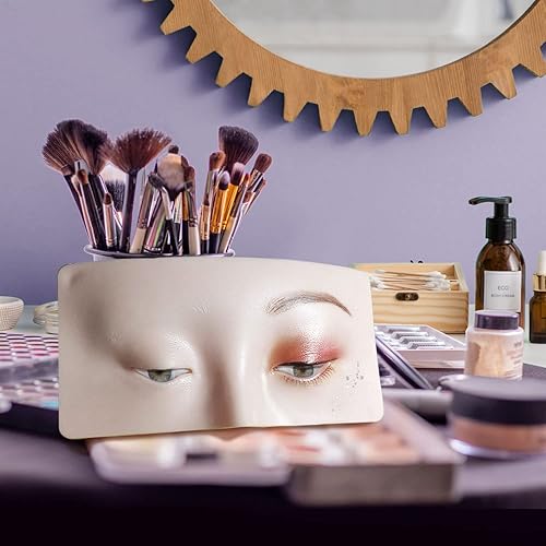 Miniatura 5 de La ayuda perfecta para practicar el maquillaje, maquillaje facial de silicona, tabla de práctica de maquillaje para cejas, suministros para