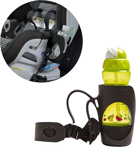 Portavasos infantil para asientos de automóvil convertibles - Compatible con Britax ClickTight Marathon, Boulevard, Advocate - Negro