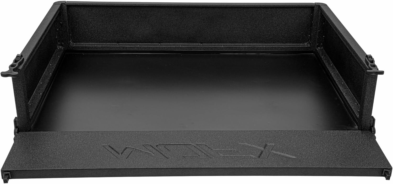 MADJAX Premium Heavy Duty Steel Golf Cart Cargo Box Kit Compatible with Club Car Precedent 2004-Up Models | Black Steel Utility Box