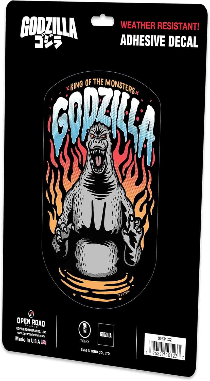 Godzilla King of Monsters Adhesive Vinyl Decal - Epic Godzilla Sticker for Car, Laptop, or Home Theater Setup - Image 2