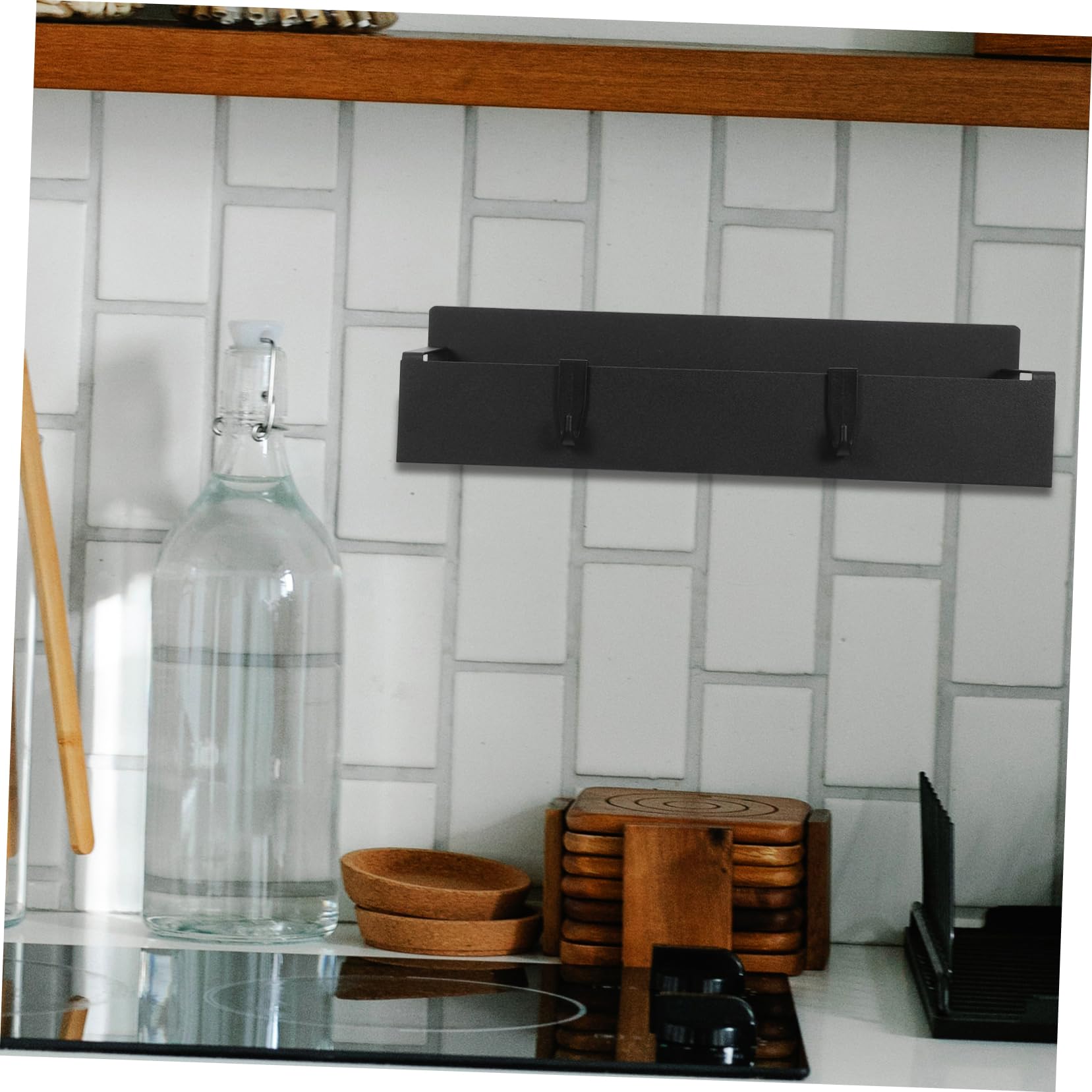 4piezas Estante De Especias De Pared De Organizador De Cocina Sin Taladros Para Tarros De Especias Para Cocina Despensa y Uso Paredes