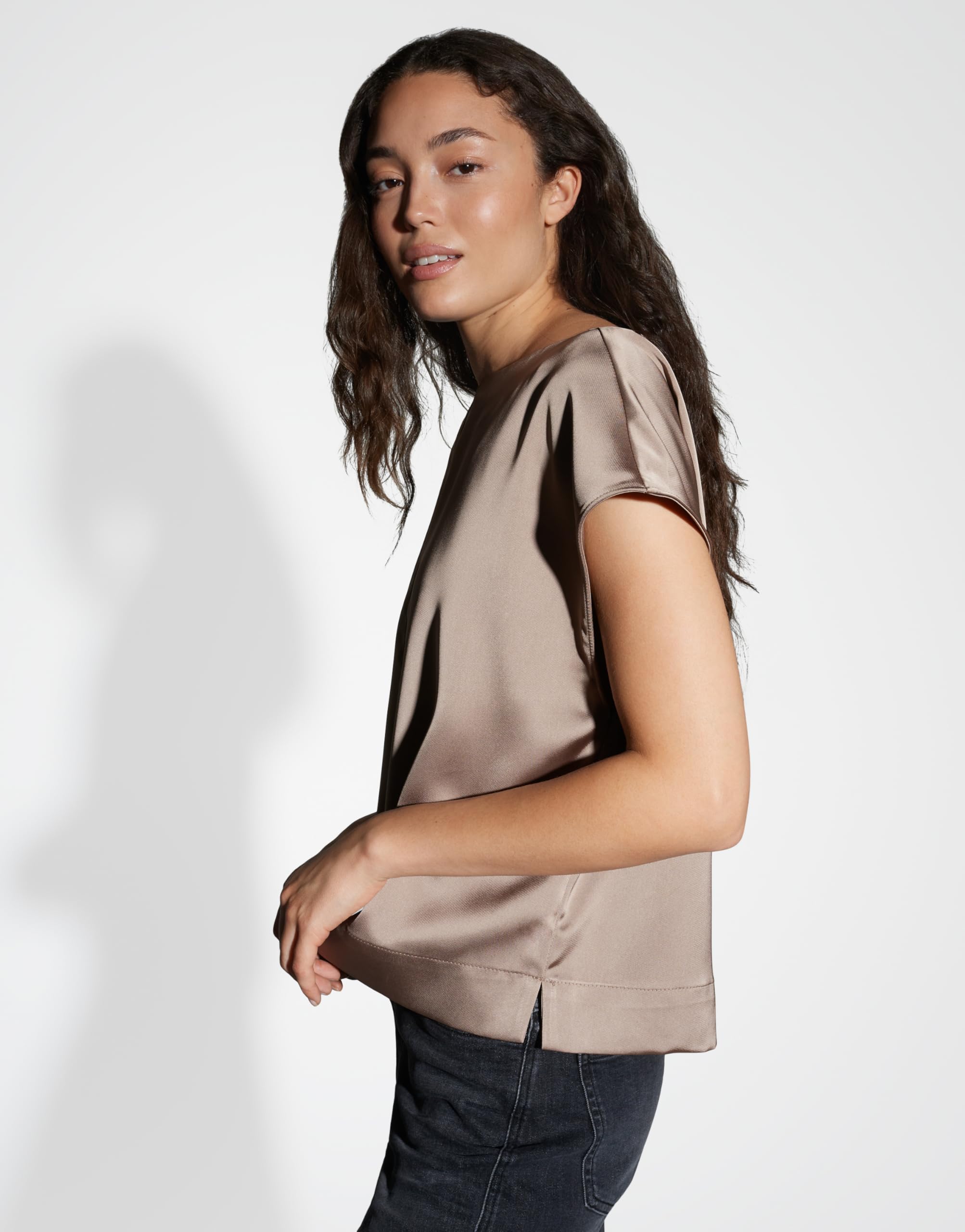 OPUS Satinbluse Damen