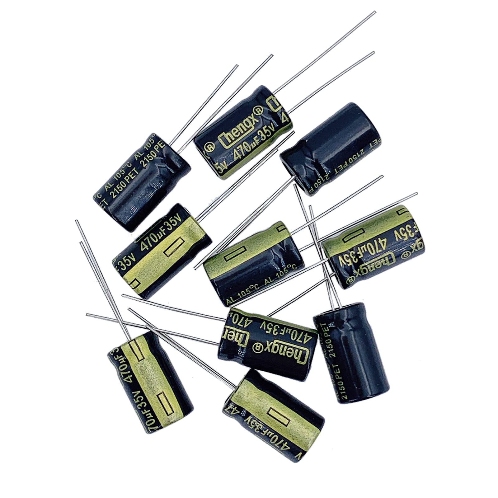 Condensador Elko 470uf Condensadores Electrolíticos 470µF 35V