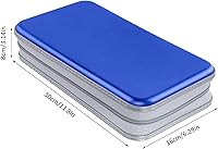 Vista 6 de Funda para CD, capacidad para 80, carteras para CD/DVD, fundas rígidas de plástico para CD y DVD, estuches de almacenamiento, carpeta para el coche
