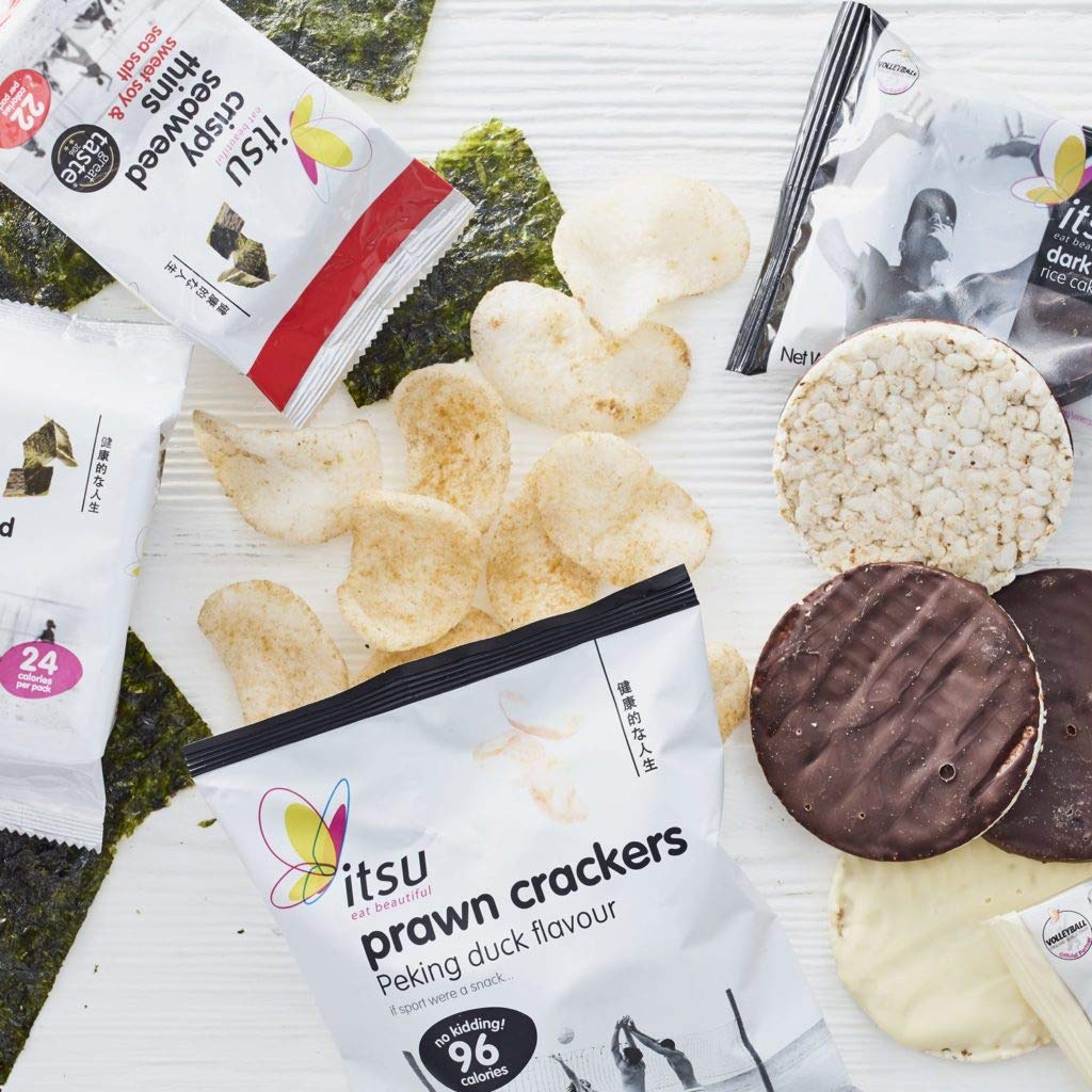 itsu Milk Chocolate Rice Cakes Healthy Snack 50g (Pack of 8) Buy