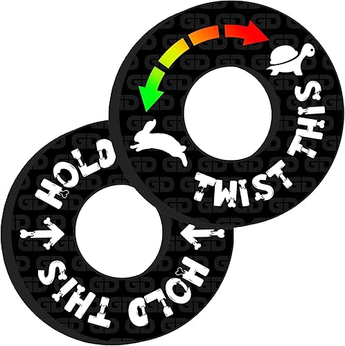 Gripdonuts.com® MX Grip Donuts para motocross motocicleta BMX - Turtle vs Hare