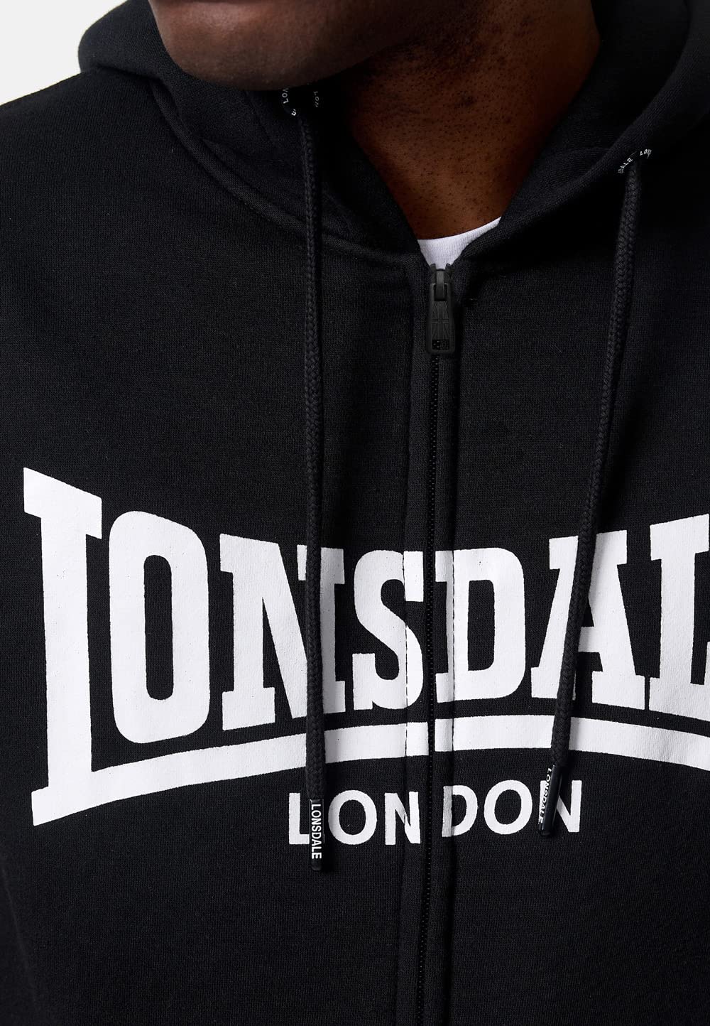 Lonsdale Feeny Tuta da uomo con cappuccio, vestibilità slim Uomo (Pacco da 1)
