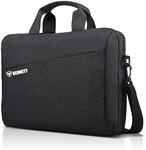 Bennett™ Mystic Unisex Adult Men’s Laptop Bag 15.6 inch Side Shoulder Briefcase Satchel Messenger Business Bags for Men & Women Front Pocket for…