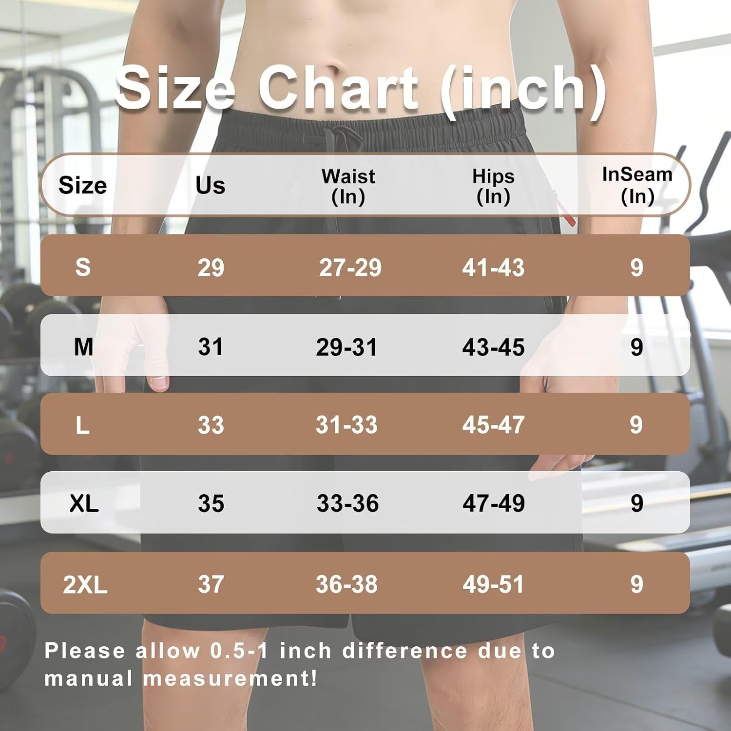 Lightweight Athletic Shorts Men: Running Short Mens Zipper Pockets Quick Dry Fit Gym Yoga Basketball Workout