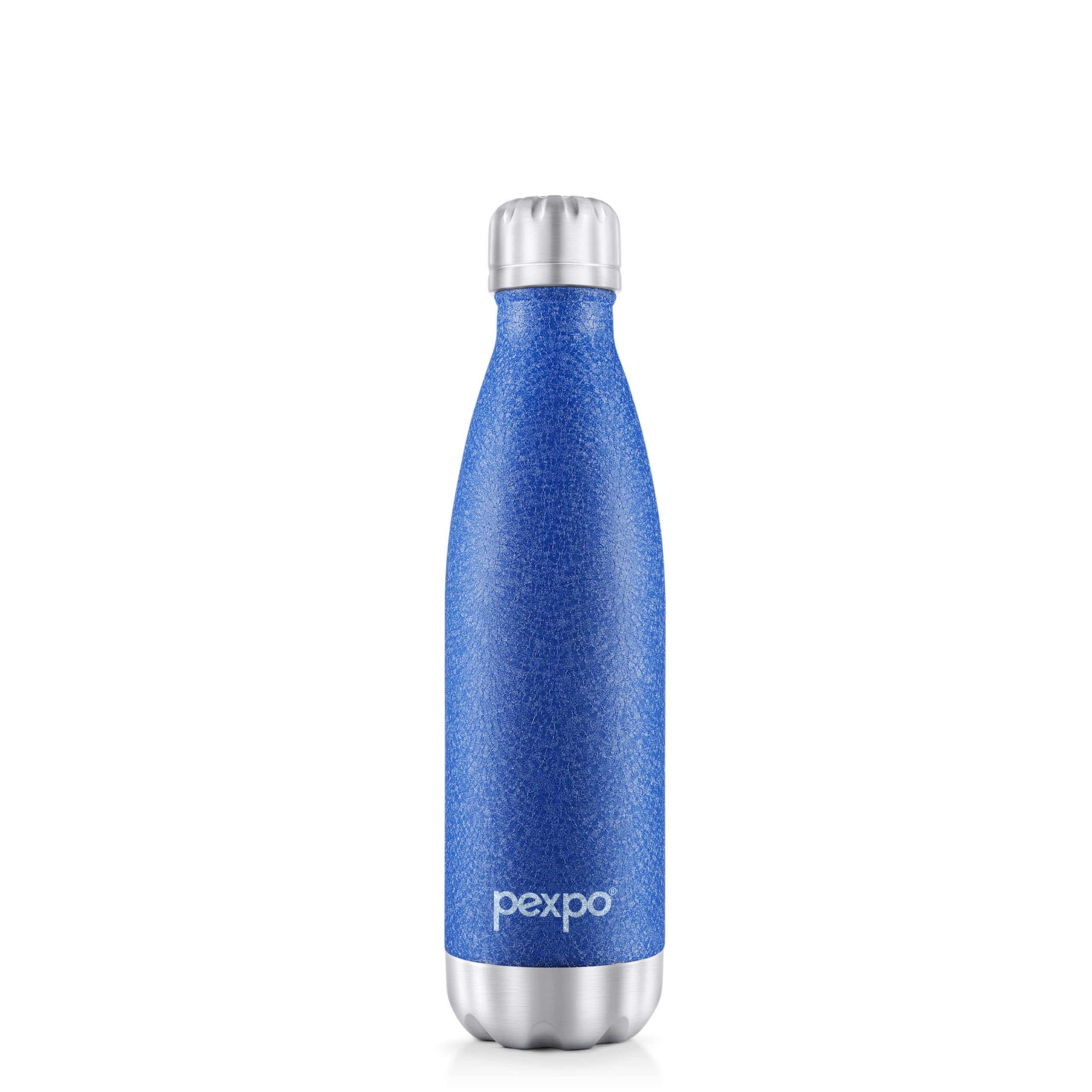 Go24 pexpo Stainless Steel Water Bottle Electro Blue 500ml