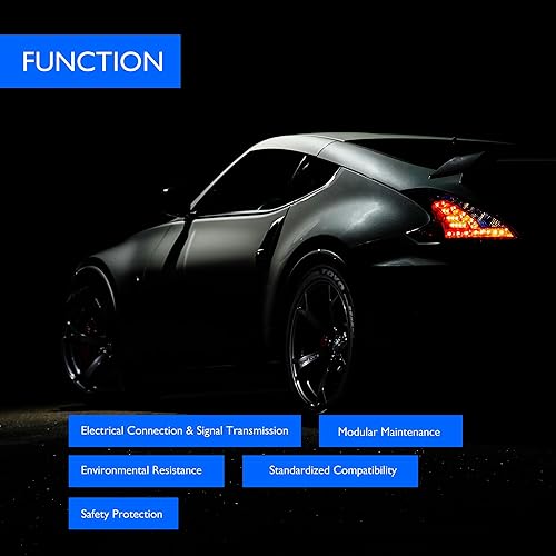 Miniatura 2 de HiSport Arnés de enchufe de reparación del alternador - Conector de 4 pines compatible con Nissan Murano Maxima Mitsubishi KIA