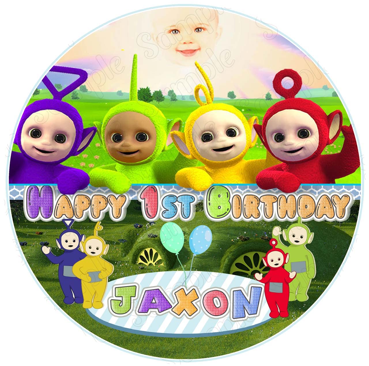 Buy Teletubbies Rd Edible Cake Topper Image Personalized Birthday Sheet
