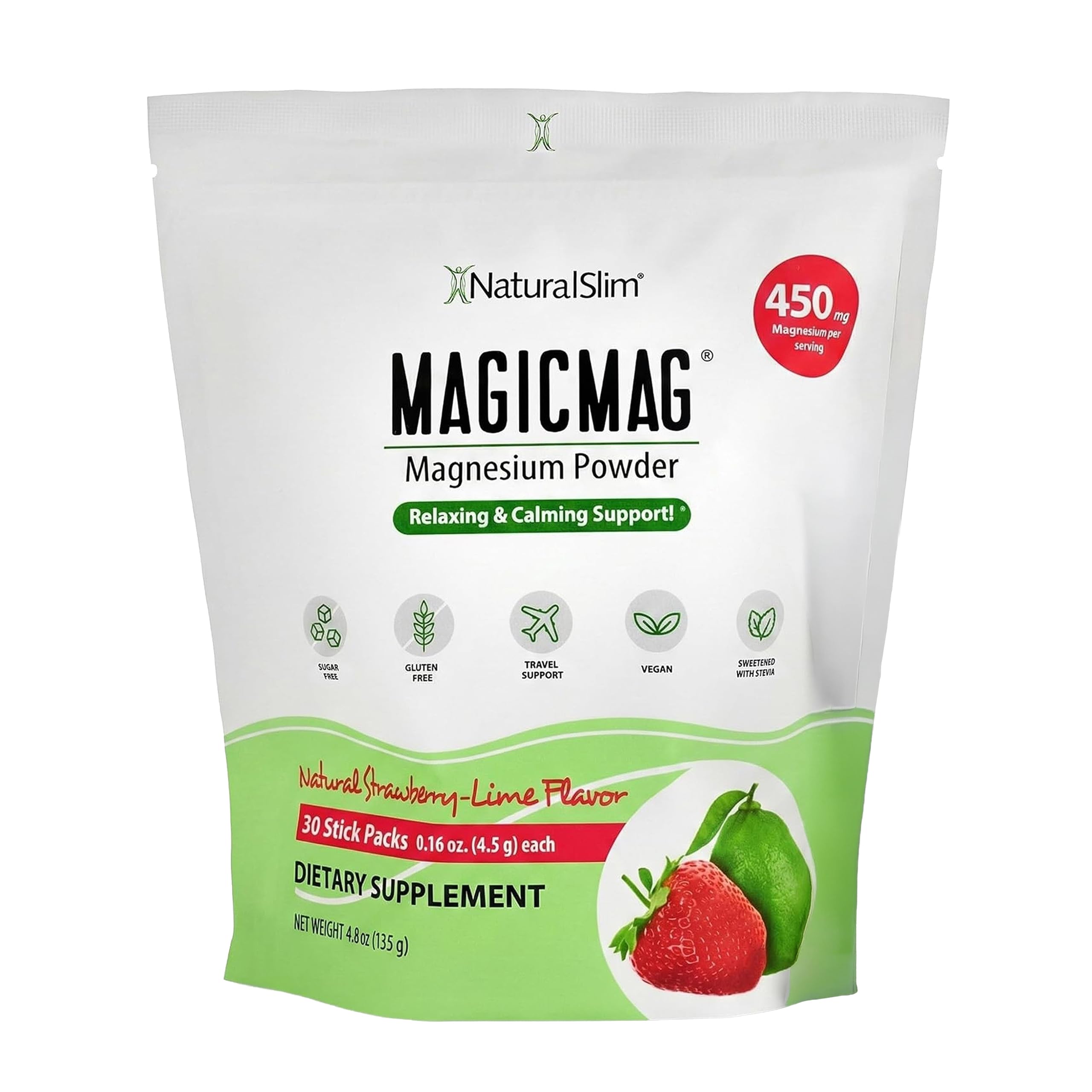 NaturalSlim MagicMag Magnesium Citrate Powder, Strawberry Lemon, 8 oz — Amazon image 14