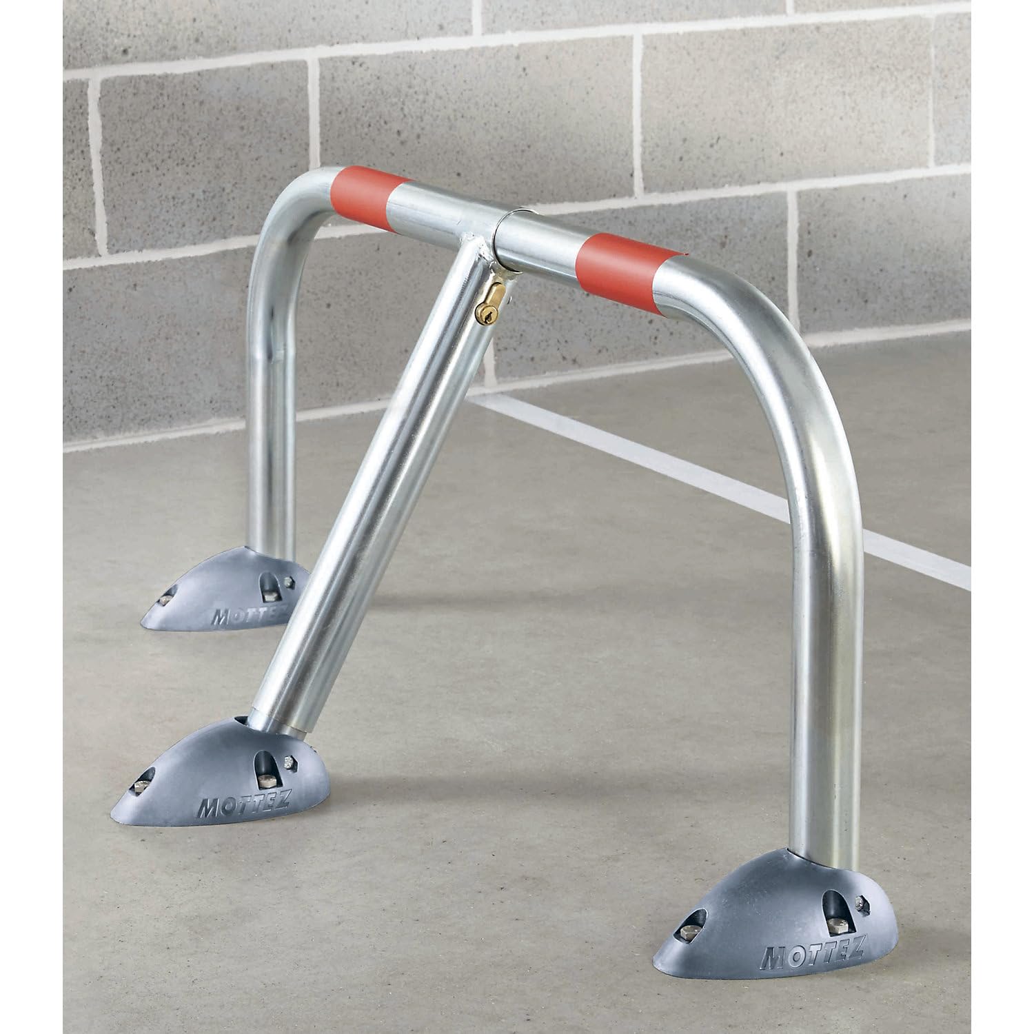 Mottez B302C - Barriera di parcheggio, design reclinabile