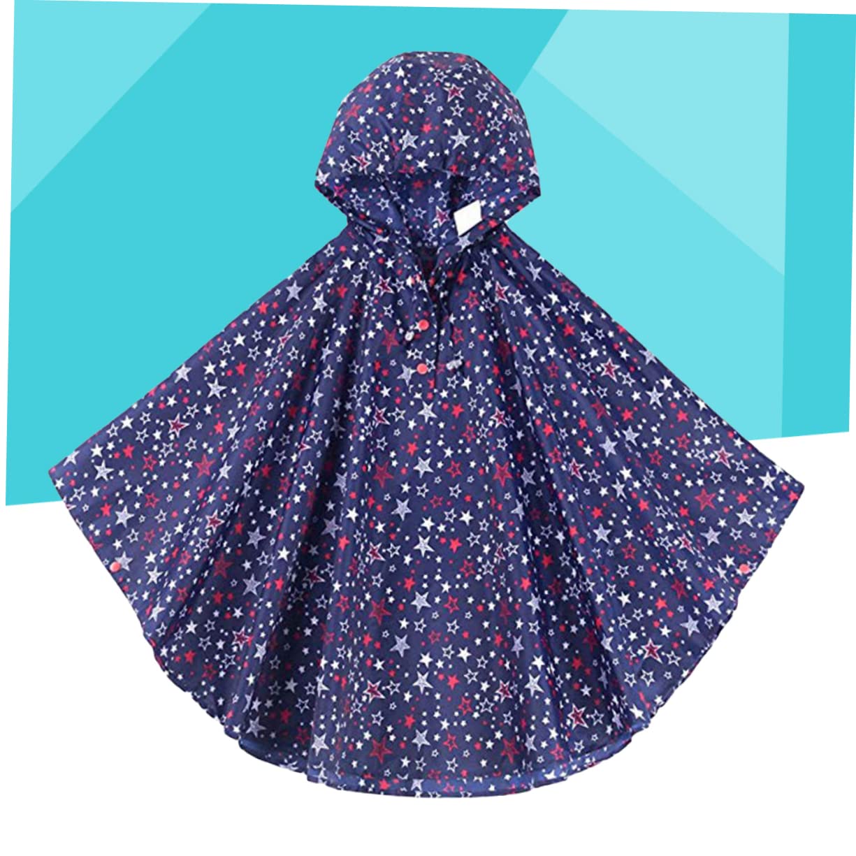 GALPADA 3piezas Chubasquero Infantil Capucha Para Niño y Poncho De y Reutilizable Color Azul