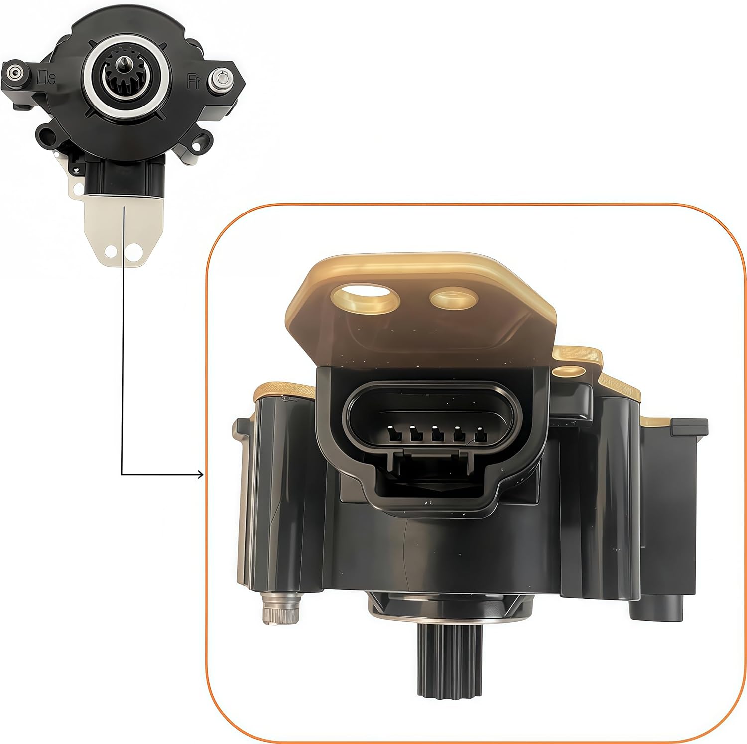 For Mercury Outboard 89298A01 GEN II Components Console Mount Control Box Remote Control-DTS Slim Binnacle