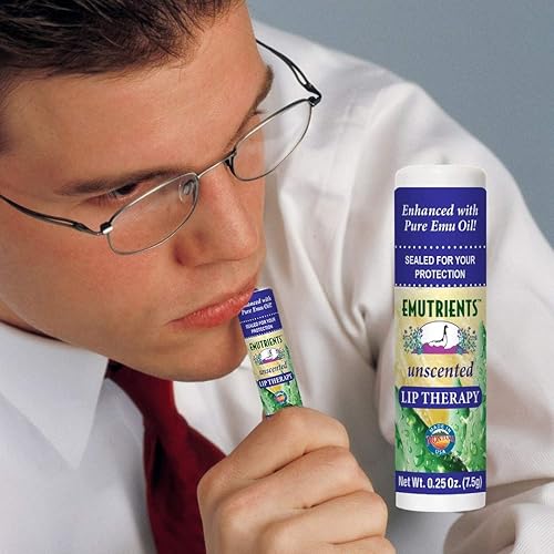 Miniatura 3 de Montana Emu Ranch - Lip Therapy Lip Balm - 0.25 onzas - Sin perfume - Paquete de 3 - Fabricado con aceite de emú puro