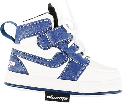 B Baosity Golf Blade Putter Cover Embroidered Pu Leather Headcovers Funny Shoe Shaped Fit All Brands, Blue White