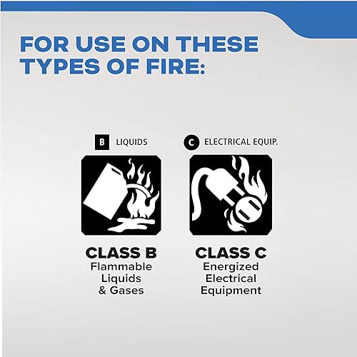 Vista 4 de Kidde Mariner 5 Extintor de Incendios para Barcos, de Un Solo Uso 5BC