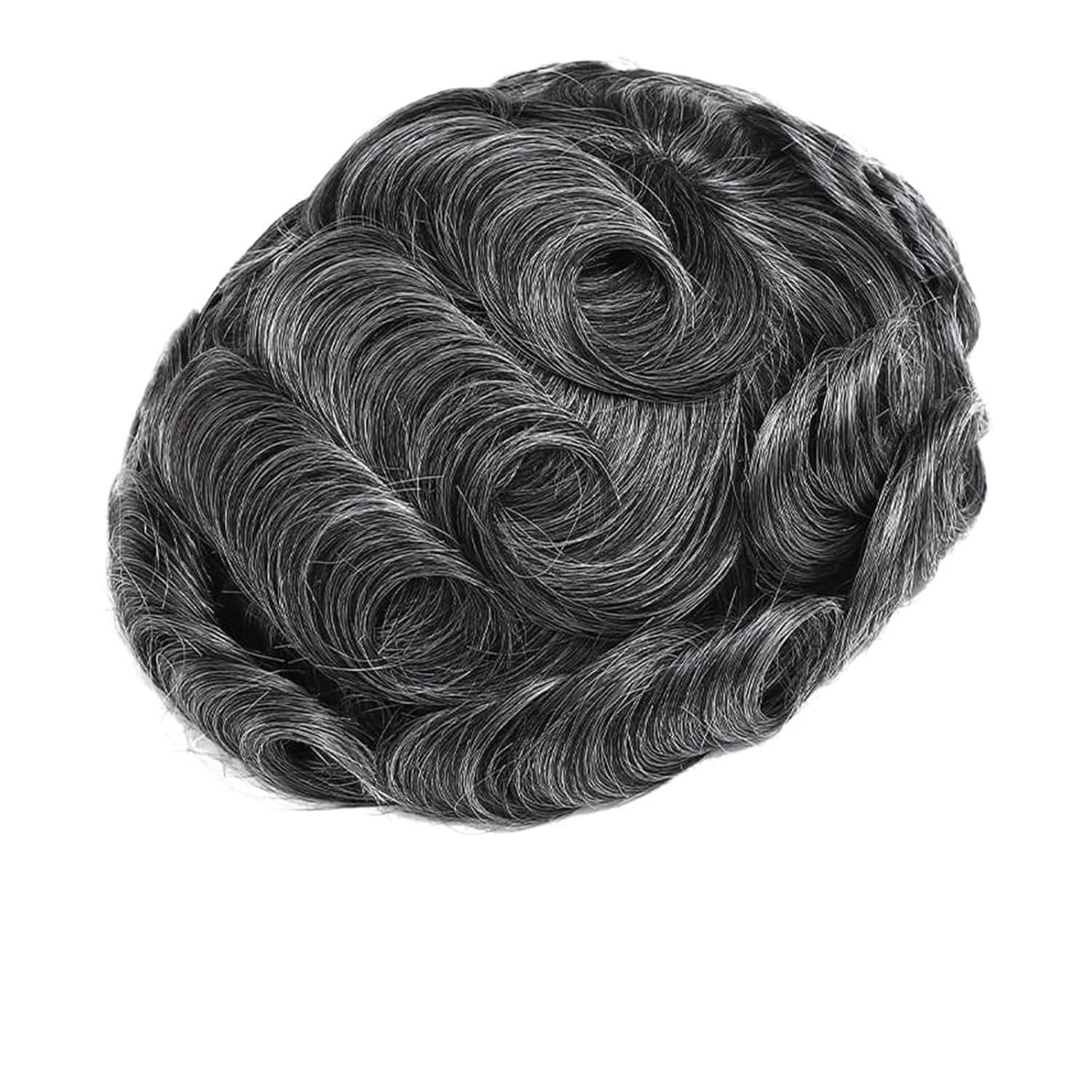 Toupee，Compatible For Men's Wig(1B10#_130%_7X10)