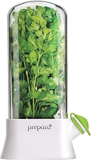 Prepara Herb Savor Eco Herb Keeper - BPA-Free Fridge Storage for Fresh Basil, Cilantro Up to 3 Weeks