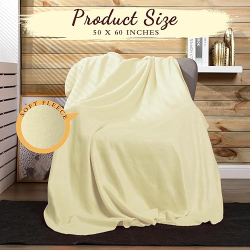 Miniatura 2 de Buryeah 10 mantas de forro polar a granel, suaves y cálidas, acogedoras y ligeras, mantas de felpa para mascotas, para el hogar, cama, sofá,