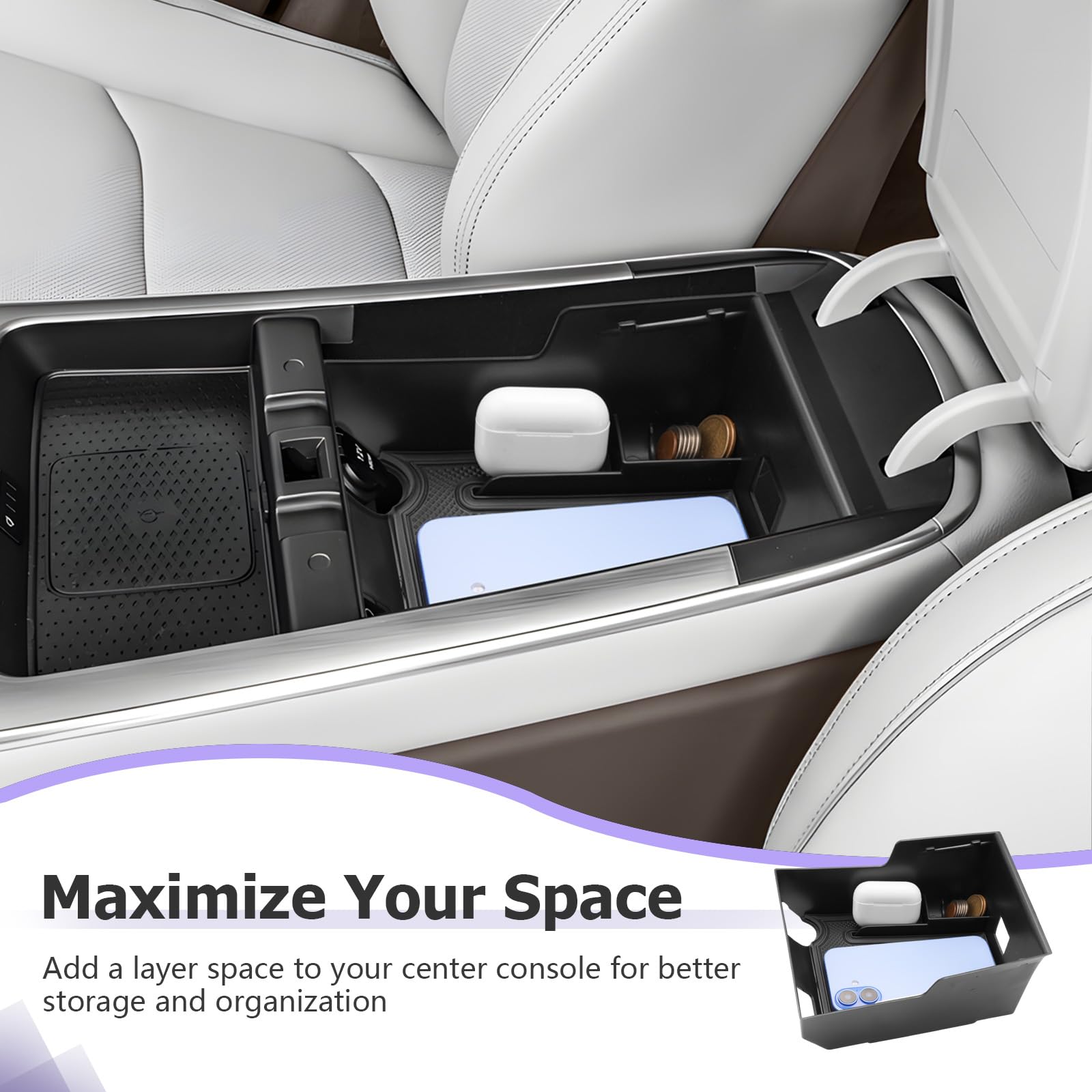 Amazon.com: LUWU 2026 Genesis GV70 Center Console Organizer