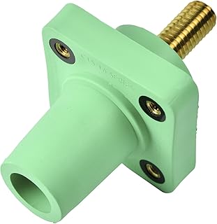 Marinco Power Products CLS40FRSB-E CLS 16 Series Panel Mount (400A/ 600V) 1.125" Threaded Stud; Female - Green (E)