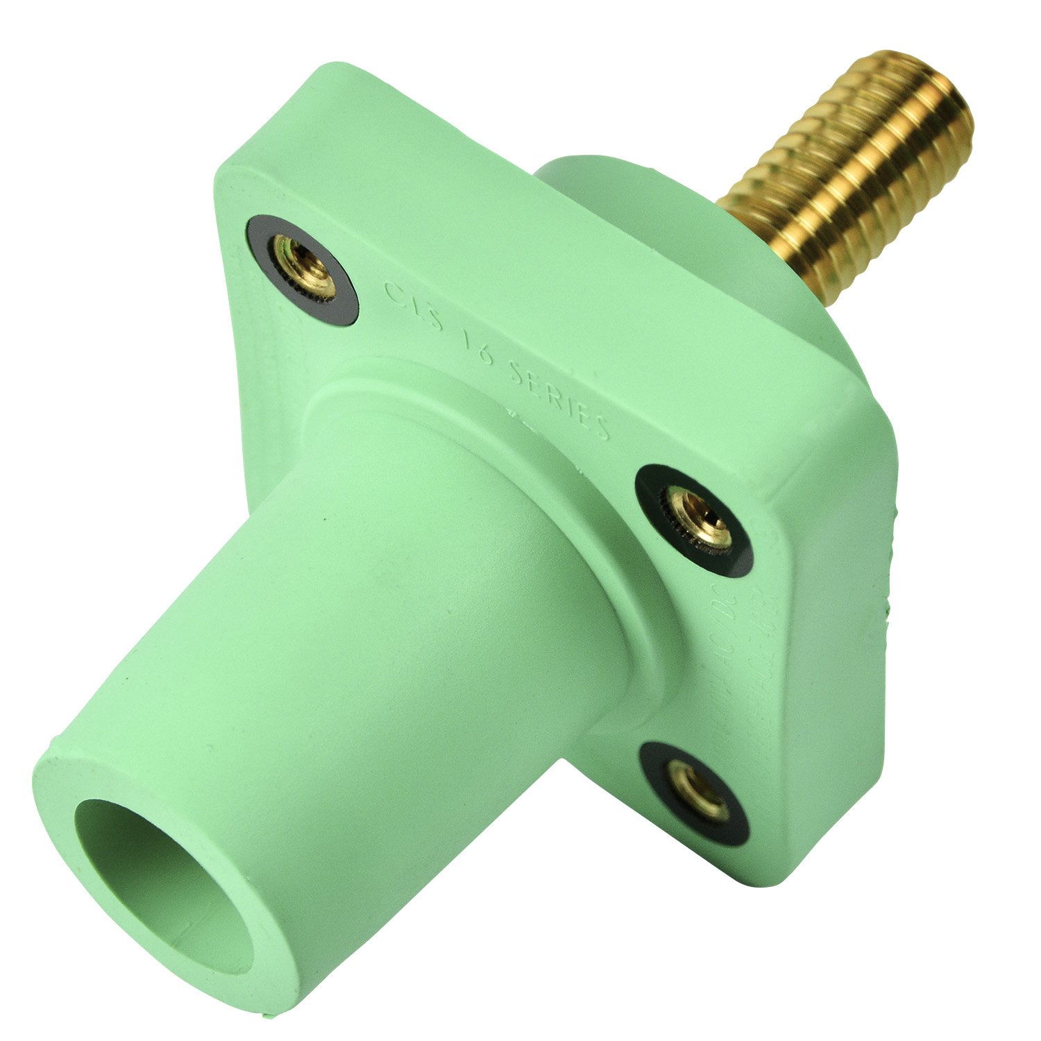 Marinco Power Products CLS40FRSB-E CLS 16 Series Panel Mount (400A/ 600V) 1.125" Threaded Stud; Female - Green (E)