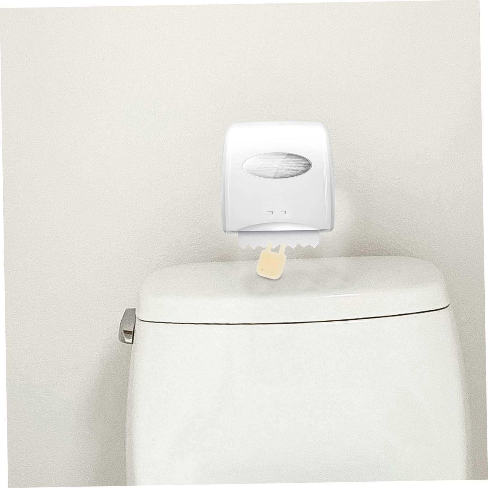 SOLUSTRE Paper Towel Dispenser Key Replacement Toilet Paper Dispenser Accessory Plastic White Bathroom Accessory Toilet Paper Keys