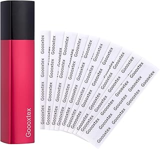Goooxtex Double Sided Tape for Clothes and Body Waterproof Fashion Clothing Tape, 50 Strips Fabric Tape to Skin Strong Adhesive Body Tape, Clear Transparent for All Skin Shades