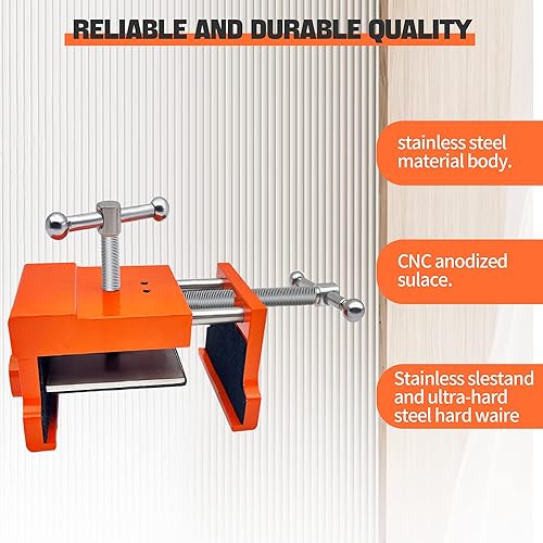 Miniatura 6 de Paquete de 2 abrazaderas profesionales de gabinete para instalar gabinetes y herramientas de instalación de gabinetes o abrazaderas de gabinete y