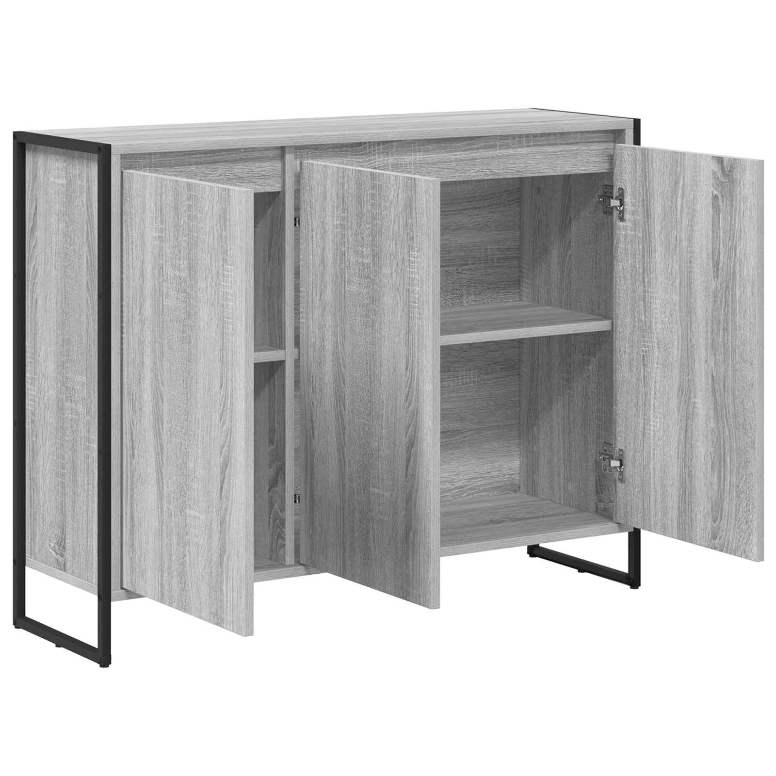 SYDE Armadio ausiliare grigio sonoma, 96,5 x 30 x 75 cm