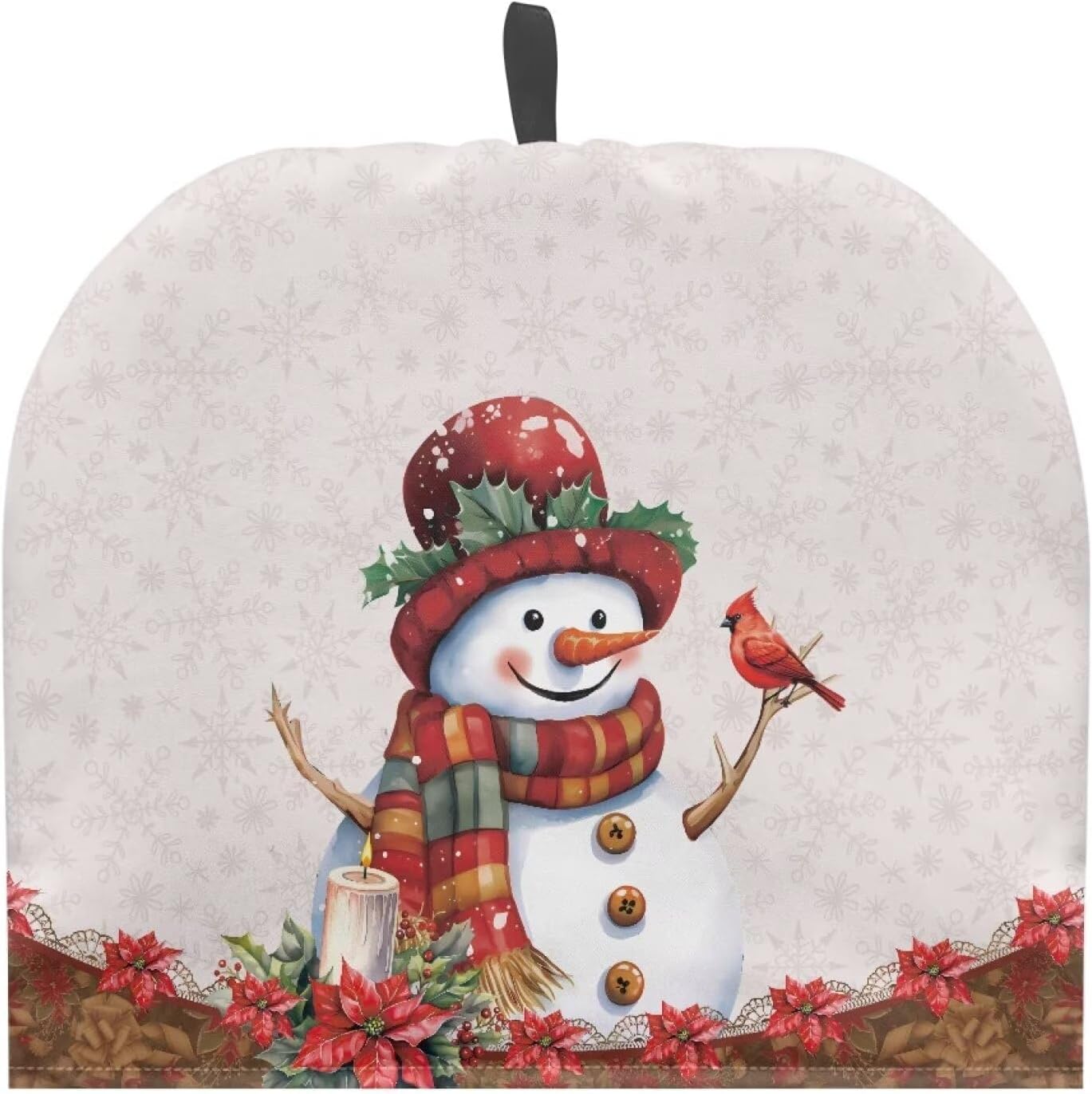 Christmas Snowman Tea Cozy for Teapot Heat Resistant Breakfast Warmer Kettle Cover Keep Warm Kettle Cover Home Xmas Decor
